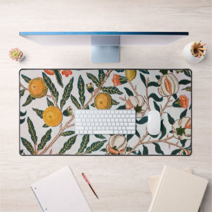 William Morris Vintage Fruit Granaatappel Wit Bureaumat