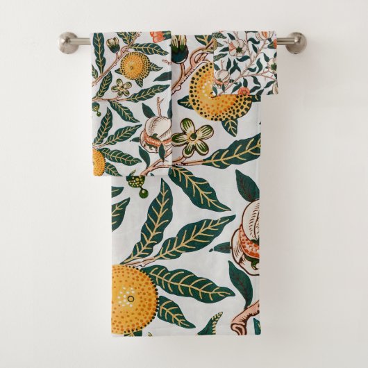 William Morris Vintage Fruit Grenade Blanc (En situation)