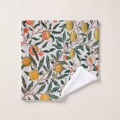 William Morris Vintage Fruit Grenade Blanc (Gant de toilette)