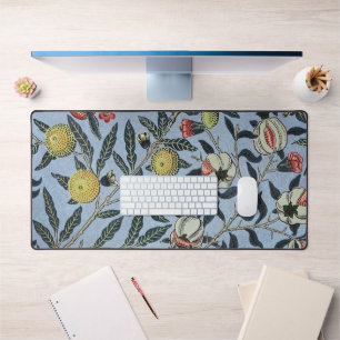 William Morris Vintage Granaatappel Fruit Patroon Bureaumat