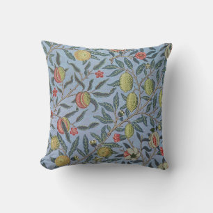 William Morris Vintage Granaatappel Fruit Patroon Kussen