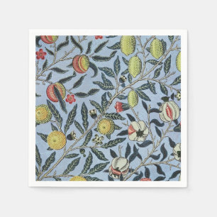 William Morris Vintage Granaatappel Fruit Patroon Servet