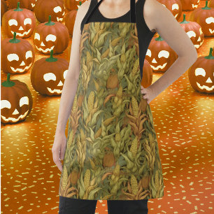 William Morris Vintage Herfst Mais Thanksgiving Schort