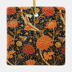 William Morris vintage patroon, Cray Keramisch Ornament