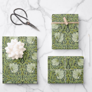 William Morris Vintage Pimpernel Bloemmotief Inpakpapier Vel