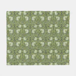 William Morris Vintage Pimpernel Bloempatroon Fleece Deken