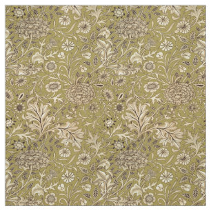 William Morris Vintage Thistles & Flowers Patroon Stof