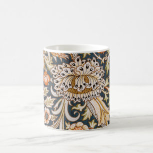 William Morris Vintage Trent Blauwe Bloempatroon Koffiemok