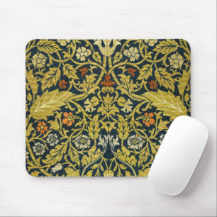 William Morris Violet Columbine Navy Bloemmotief Muismat