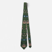 William Morris Violet & Columbine  Pattern Stropdas (Voorkant)