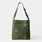  William Morris Violet en Columbine Crossbody Tas (Achterkant)