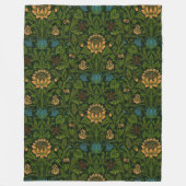  William Morris Violet en Columbine Fleece Deken (Voorkant)