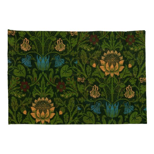 William Morris Violet en Columbine Kussensloop (Achterkant-Rechts)