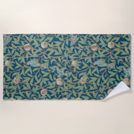 William Morris "Vogel en Granaatappel" Strandlaken