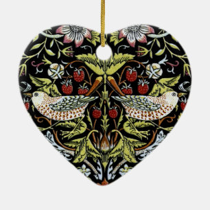 William Morris-vogels en bloemen 2 bijgewerkt Keramisch Ornament