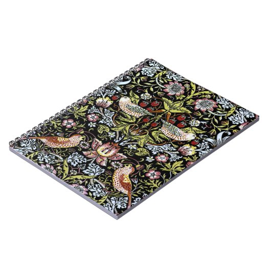 William Morris-vogels en bloemen 2 Notitieboek (Linkerzijde)