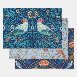 William Morris, vogels en bloemen Inpakpapier Vel