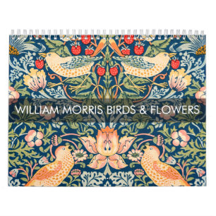 William Morris Vogels en Bloemen Ontwerp Kalender