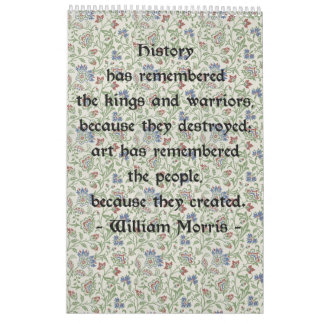 William Morris Wall Calendar Kalender
