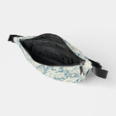 William Morris Wallflower bleu damas floral (Ouvrir)