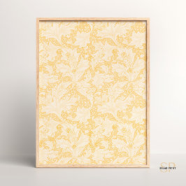 William Morris Wallflower Wallpaper Design Art Poster