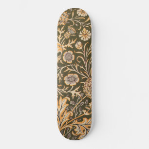 william morris wallpaper cherwell design skateboard