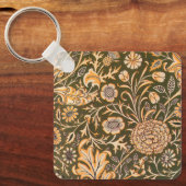william morris wallpaper cherwell design sleutelhanger (Voorkant)