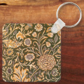 william morris wallpaper cherwell design sleutelhanger (Achterkant)