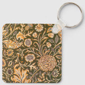 william morris wallpaper cherwell design sleutelhanger (Achterkant)