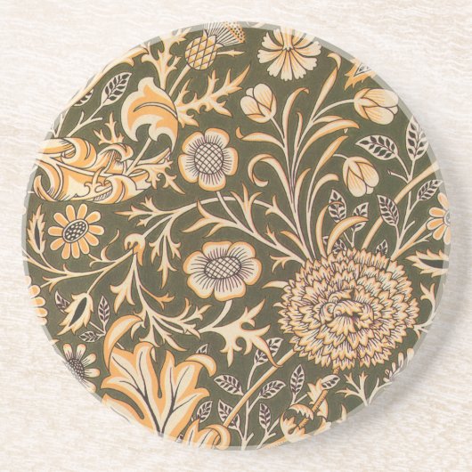 william morris wallpaper cherwell design zandsteen onderzetter (Voorkant)