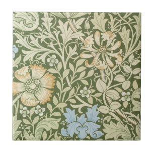 William Morris Wallpaper Design on Tile Tegeltje