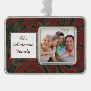 William Morris Wallpaper Pattern Verzilverd Kader Ornament