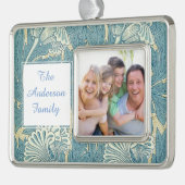 William Morris Wallpaper Pattern Verzilverd Kader Ornament (Links)