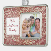 William Morris Wallpaper Pattern Verzilverd Kader Ornament (Links)