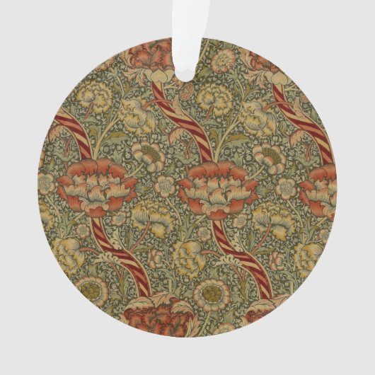 William Morris Wandle Anglais Floral Damask Design (devant)