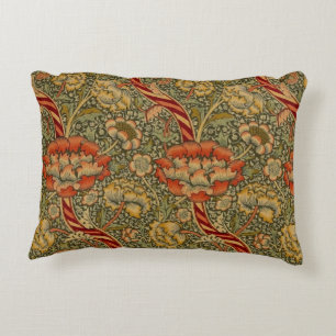 William Morris Wandle Engels Bloemen Damask Design Accent Kussen