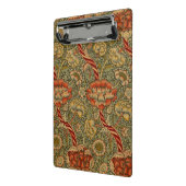William Morris Wandle Engels Bloemen Damask Design Mini Klembord (Angled2)