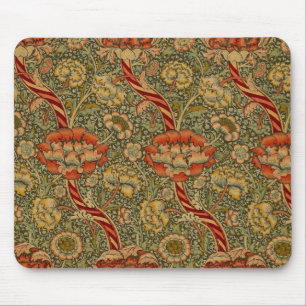 William Morris Wandle Engels Bloemen Damask Design Muismat