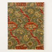 William Morris Wandle Engels Bloemen Damask Design Planner (Achterkant)