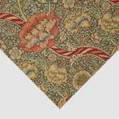 William Morris Wandle Engels Bloemen Damask Design Tissuepapier (Detail)