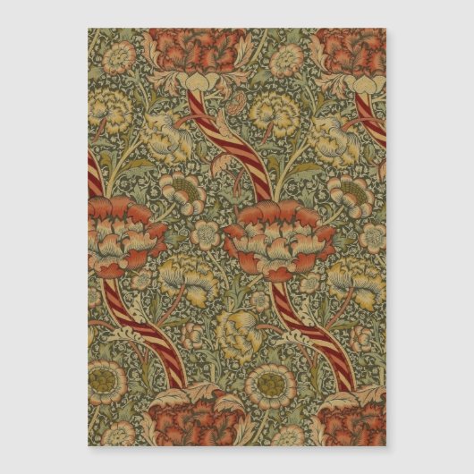 William Morris Wandle Engelse Bloemendamask Ontwer (Voorkant)