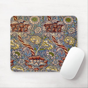 William Morris Wandle Navy Blauwe Bloemstuk Kunst Muismat