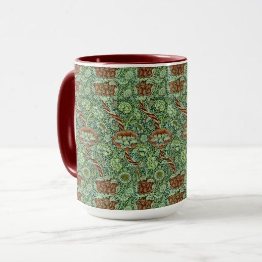 William Morris Wandle Pattern Mok (Voorkant links)