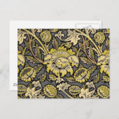 William Morris Wey Floral Wallpaper Briefkaart (Voorkant / Achterkant)