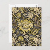 William Morris Wey Floral Wallpaper Briefkaart (Voorkant / Achterkant)