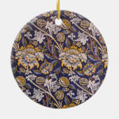 William Morris Wey Floral Wallpaper Keramisch Ornament (Achterkant)