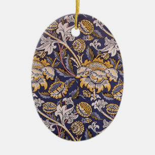 William Morris Wey Floral Wallpaper Keramisch Ornament