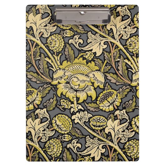 William Morris Wey Floral Wallpaper Klembord (Voorkant)