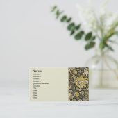 William Morris Wey Floral Wallpaper Visitekaartje (Staand voorkant)