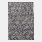 William Morris Wey Pattern Blue Achtergrond Theedoek (Verticaal)
